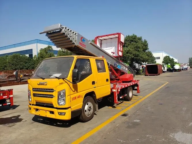 昌黎县附近云梯车出租 砂石搬运